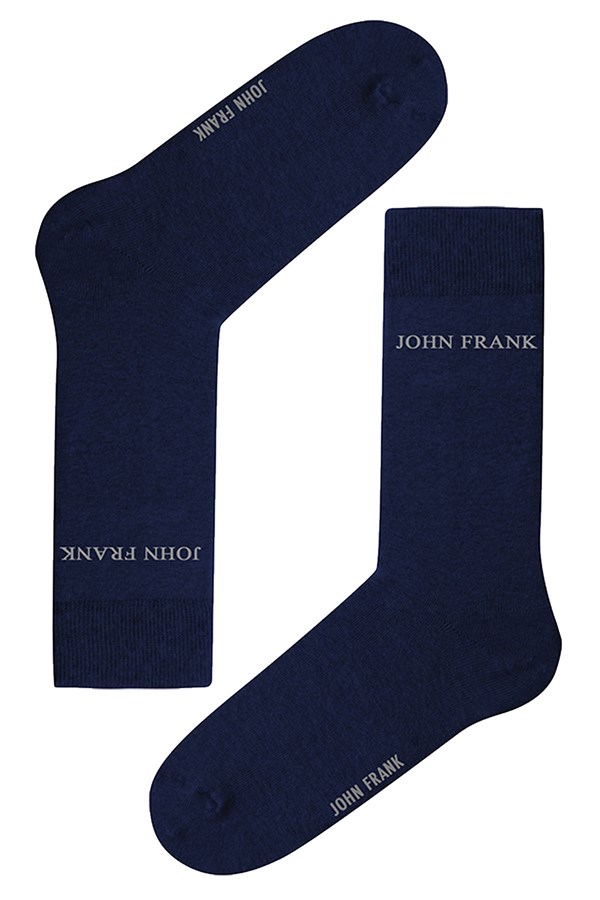 John Frank Lacivert Uzun Çorap