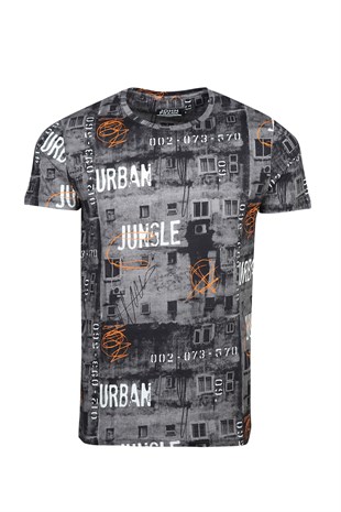 John Frank Urban Dijital Baskılı T-Shirt